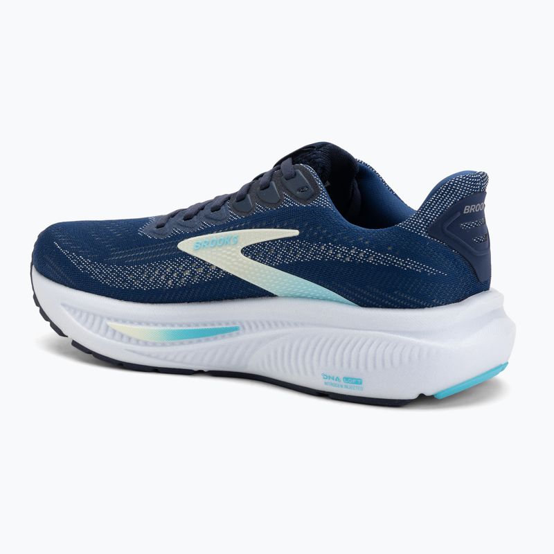 Moteriški bėgimo bateliai Brooks Ghost 17 navy/green/turquoise 3