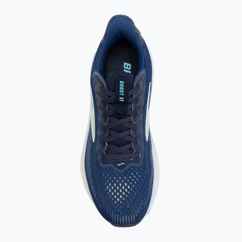 Moteriški bėgimo bateliai Brooks Ghost 17 navy/green/turquoise 5
