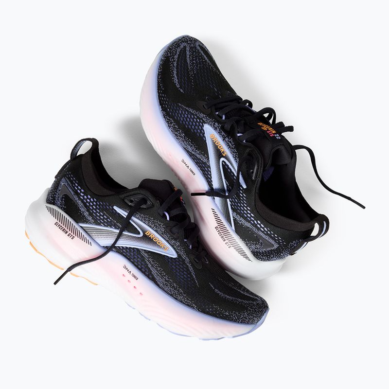 Bėgimo batai Brooks Glycerin GTS 22 black/blue heron/orange 9