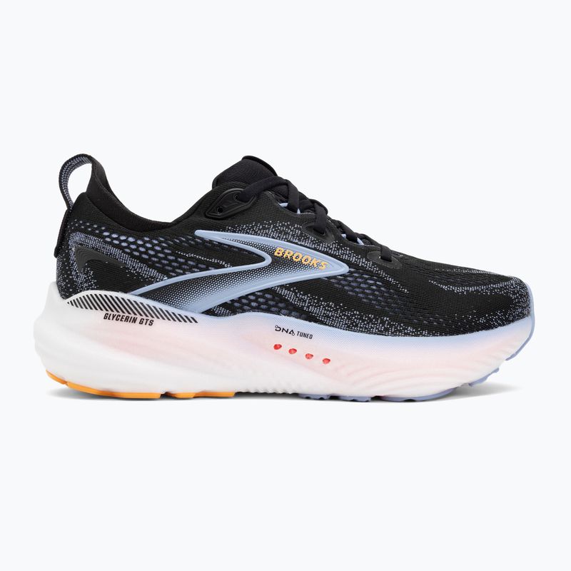 Bėgimo batai Brooks Glycerin GTS 22 black/blue heron/orange 2