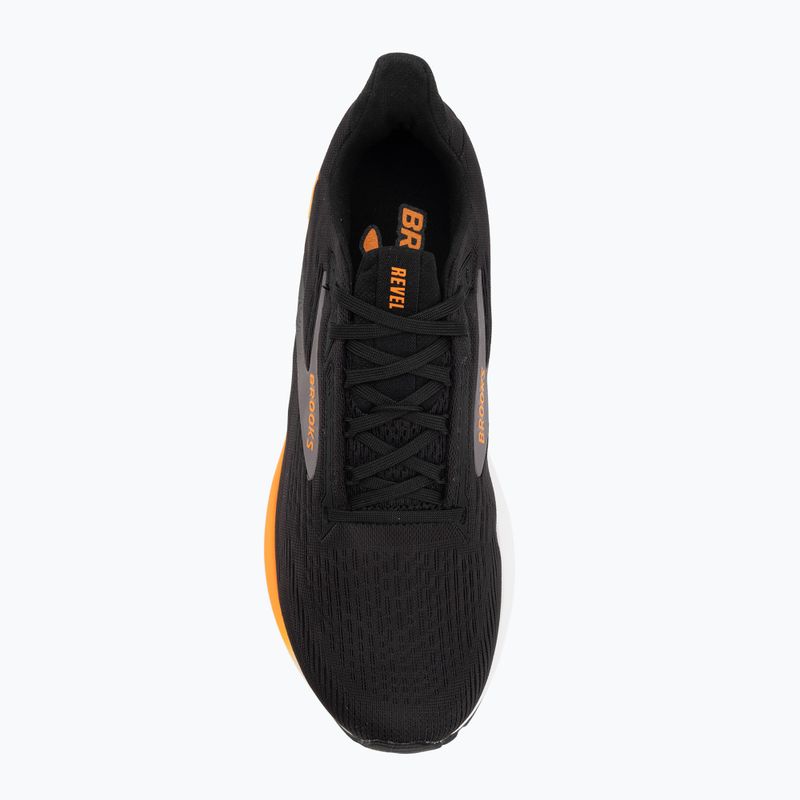 Vyriški bėgimo batai Brooks Revel 8 black/excalibur/orange 5
