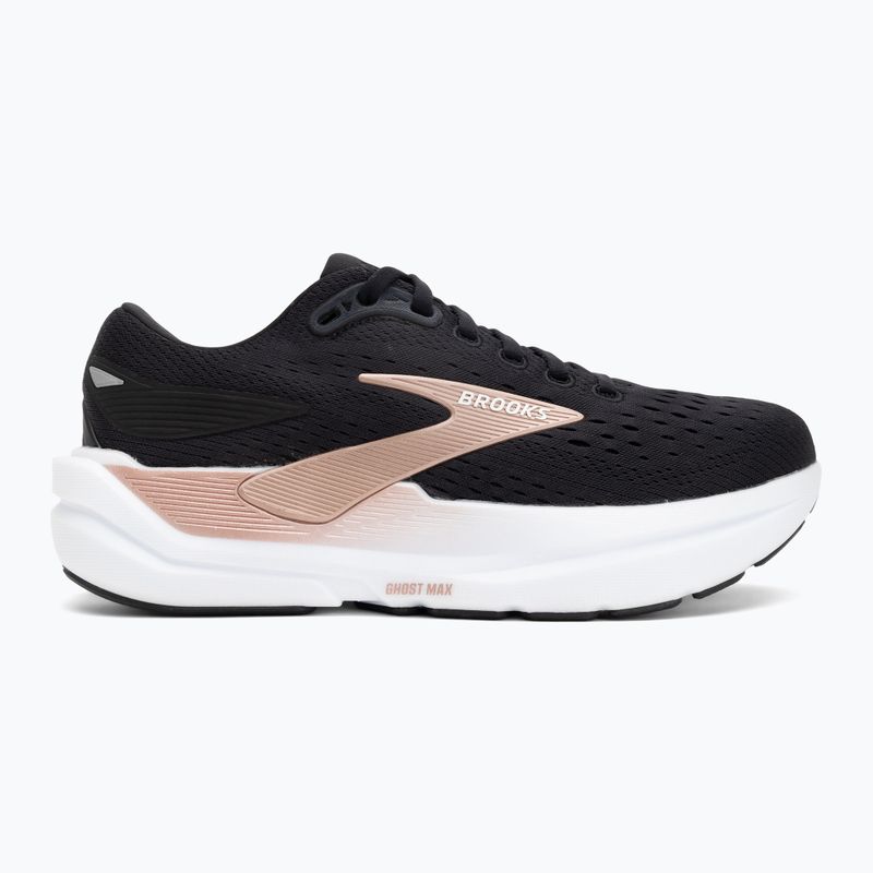 Bėgimo bateliai moterims Brooks Ghost Max 3 black/black/rose gold 2