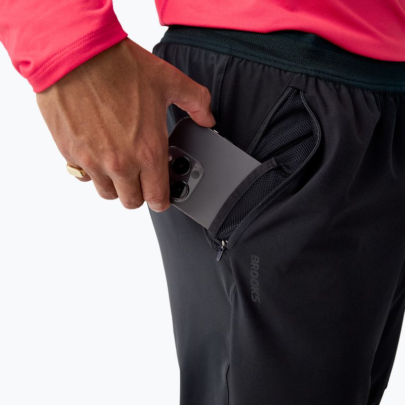 Vyriškos bėgimo kelnės Brooks Dash Pant black 4