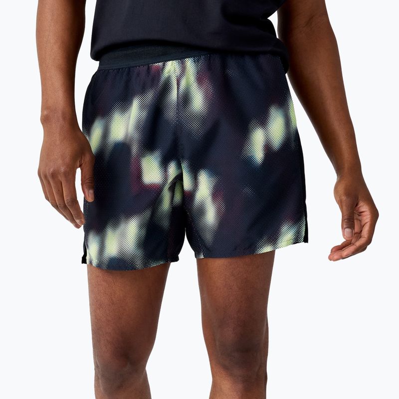 Vyriški bėgimo šortai Brooks Dash Printed euphoryc black