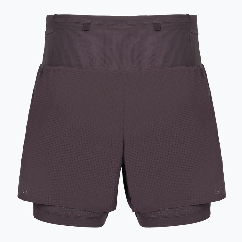 Vyriški bėgimo šortai Brooks High Point 5" 2IN1 2.0 dark russet 2