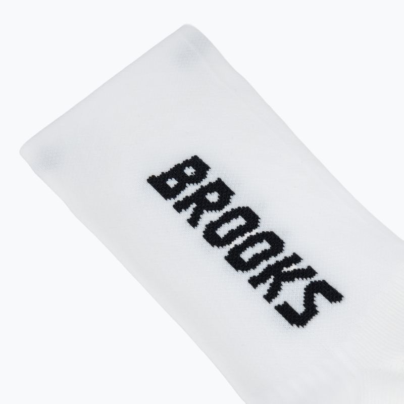 Bėgimo kojinės Brooks Ghost Crew white/brooks 3