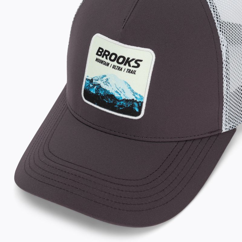 Kepurė su snapeliu Brooks Surge Trucker dark russet/white/atomic blue 3