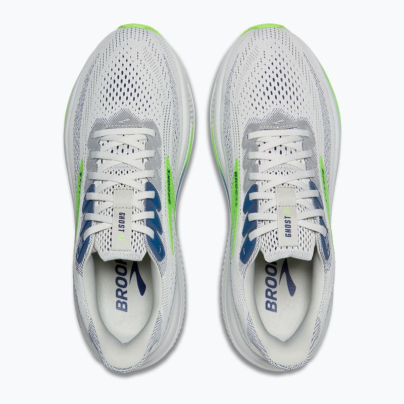 Vyriški bėgimo batai Brooks Ghost 17 oyster/beacon blue/gecko 7
