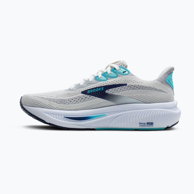 Vyriški bėgimo batai Brooks Ghost 17 white/beacon blue/ipanema 3
