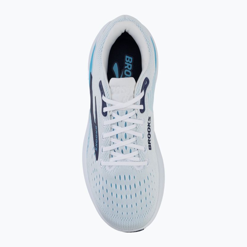 Vyriški bėgimo batai Brooks Ghost Max 3 bright white/beacon blue/teal 5