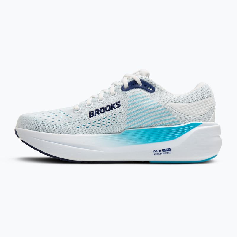 Vyriški bėgimo batai Brooks Ghost Max 3 bright white/beacon blue/teal 3