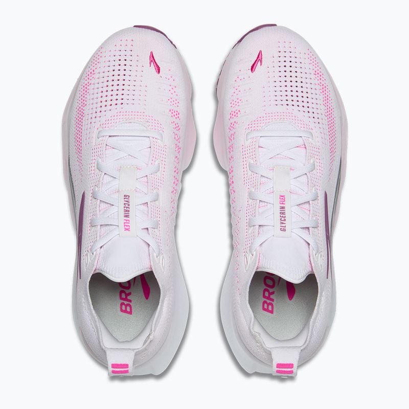 Moteriški bėgimo batai Brooks Glycerin Flex white/cyber pink/argyle 7