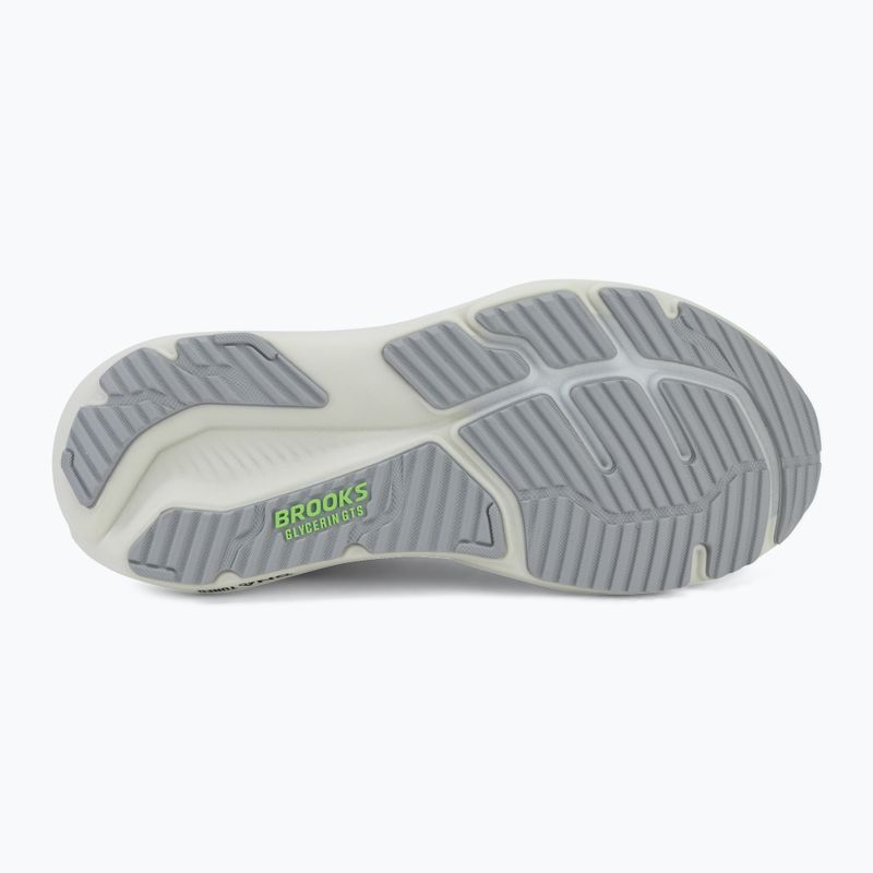 Vyriški bėgimo batai Brooks Glycerin GTS 23 grey/green/black 4