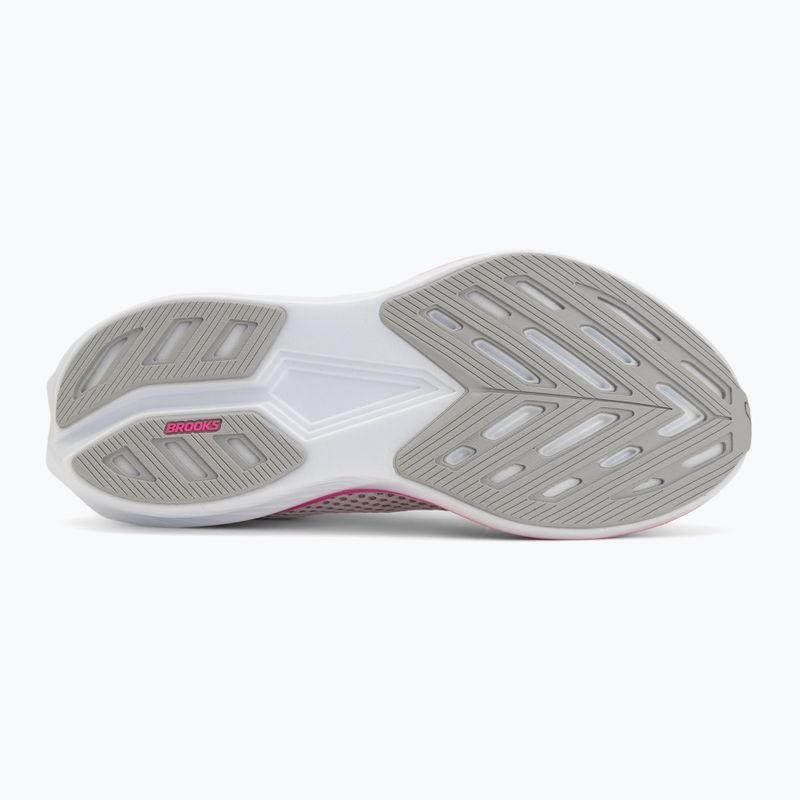 Moteriški bėgimo batai Brooks Hyperion 3 white/luminary/cyber pink 4