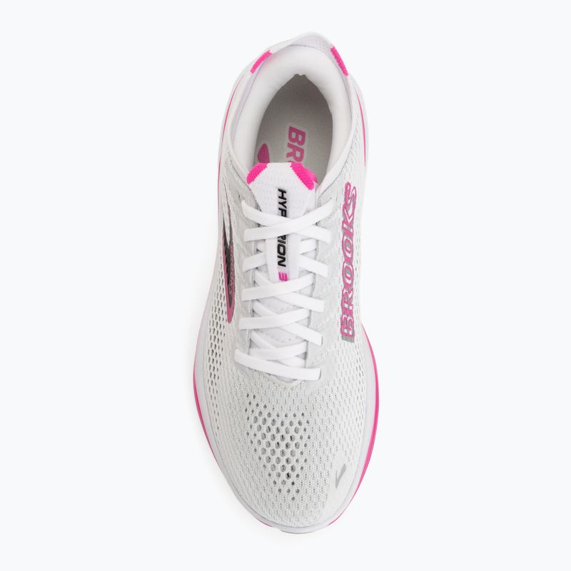 Moteriški bėgimo batai Brooks Hyperion 3 white/luminary/cyber pink 5