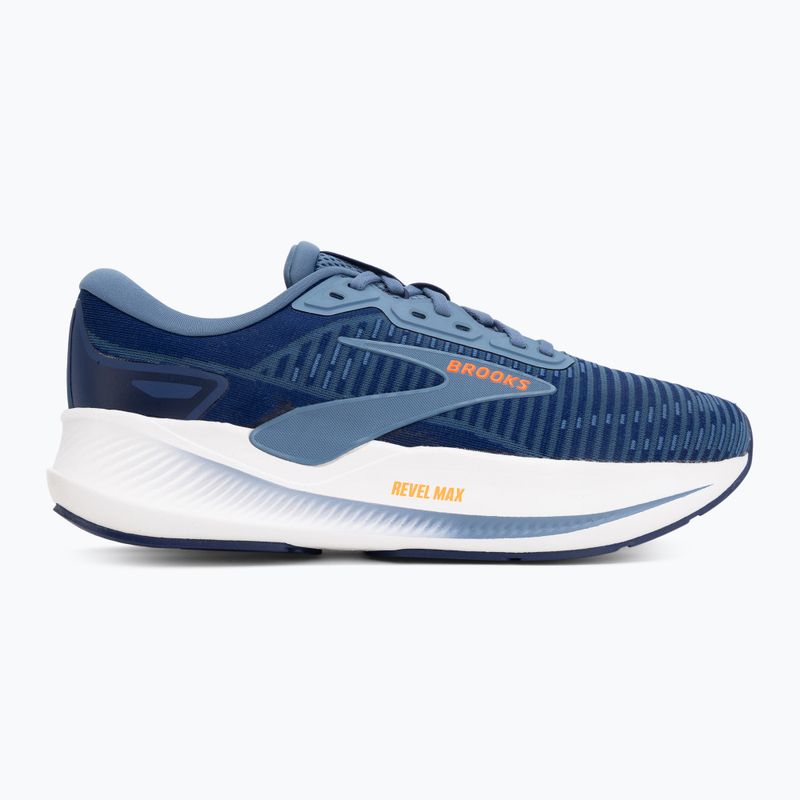 Vyriški bėgimo batai Brooks Revel Max beacon blue/moonlight/orange 2