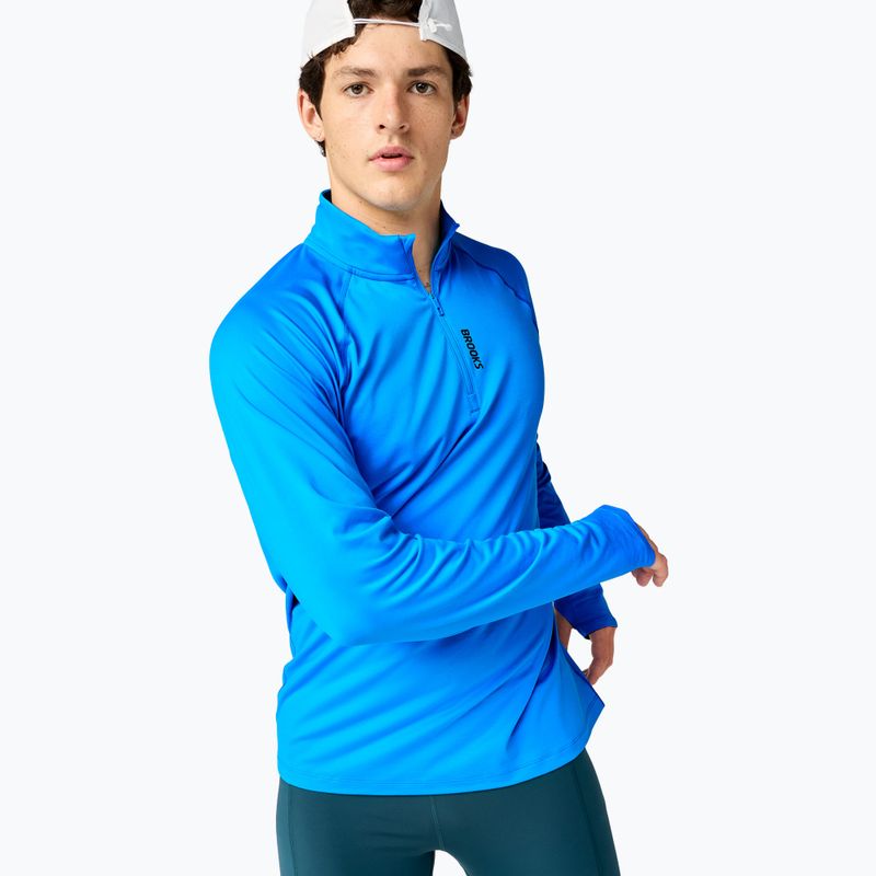 Vyriškas bėgimo džemperis Brooks Dash 1/4 Zip 3.0 blue 3