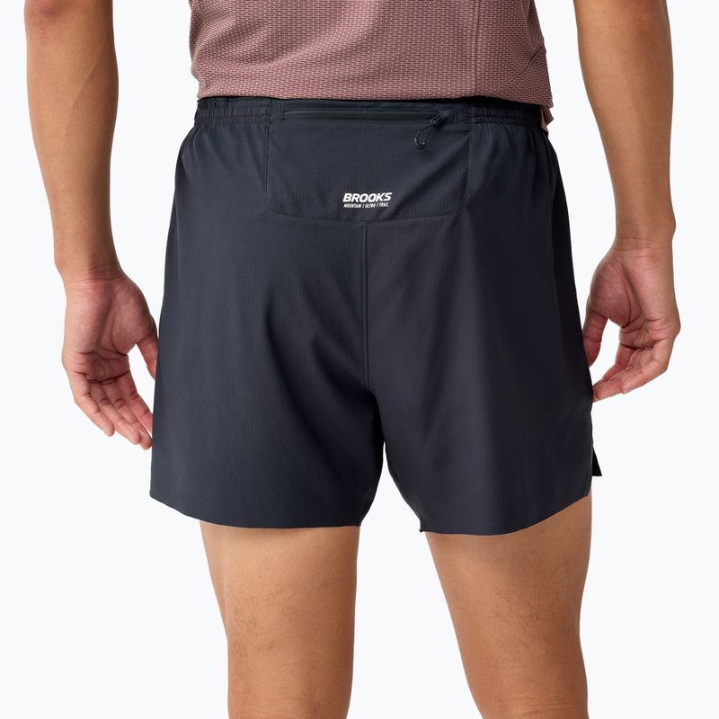 Vyriški bėgimo šortai Brooks Cascadia 2-in-1 Short black 2