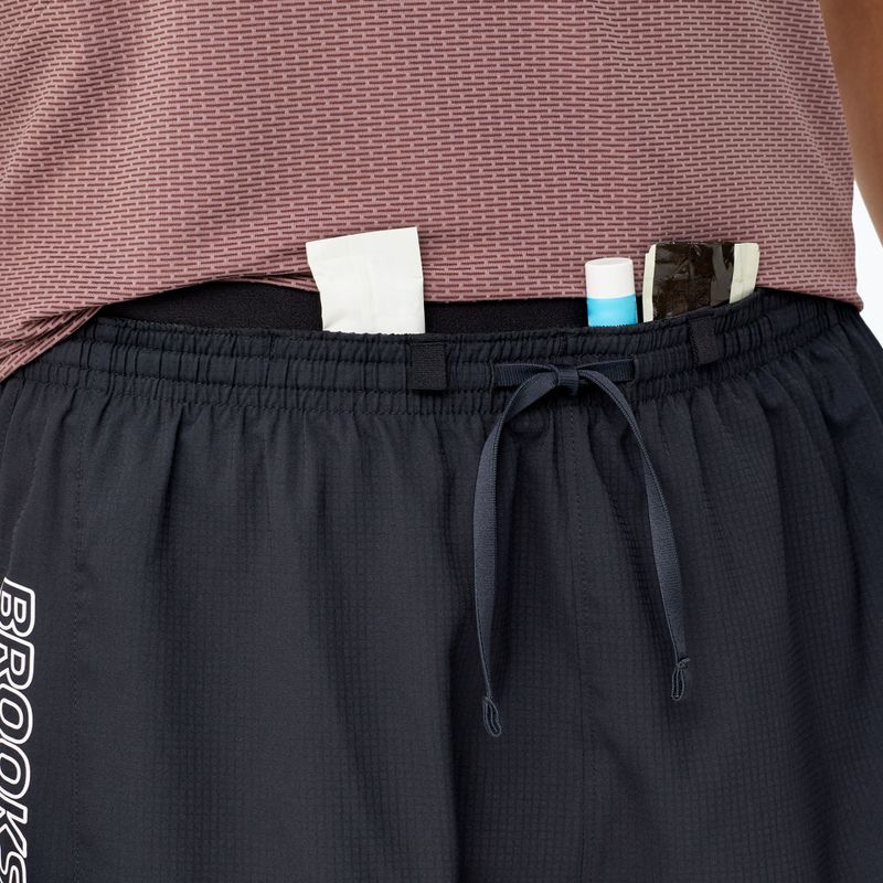 Vyriški bėgimo šortai Brooks Cascadia 2-in-1 Short black 3