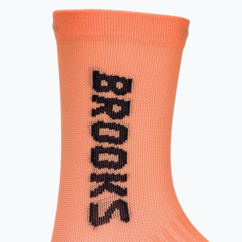 Bėgimo kojinės Brooks Ghost Crew orange 3