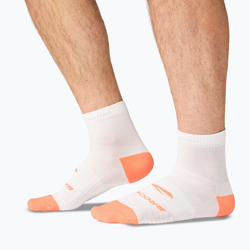 Bėgimo kojinės Brooks Ghost Lite Quarter 2-Pack orange