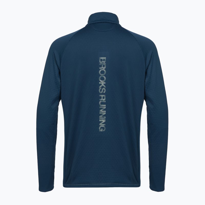 Vyriškas bėgimo džemperis Brooks Thermal Reflective 1/2 Zip blue 2