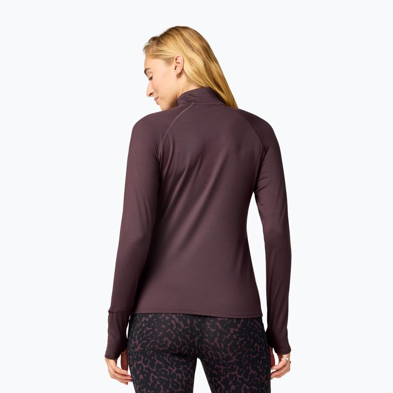 Moteriškas bėgimo džemperis Brooks Dash 1/2 Zip 3.0 brown 2