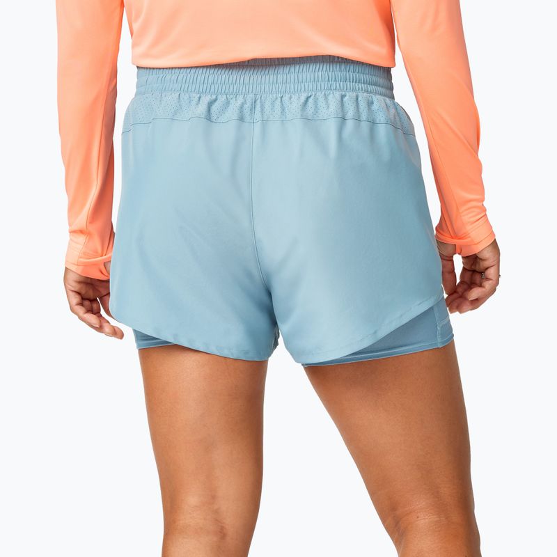 Moteriški bėgimo šortai Brooks Dash 2in1 blue 3