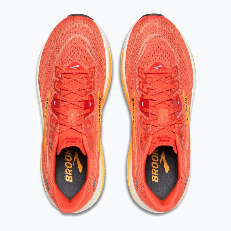 Vyriški bėgimo batai Brooks Ghost 18 tigerlily/orange/pearl 5