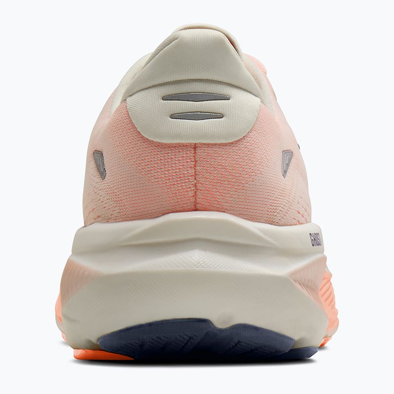 Moteriški bėgimo batai Brooks Ghost 18 star white/cyber peach/grey 5