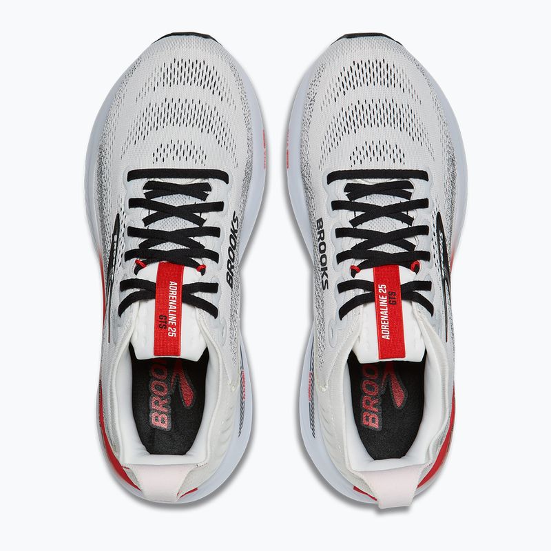 Vyriški bėgimo batai Brooks Adrenaline GTS 25 white/black/red 5