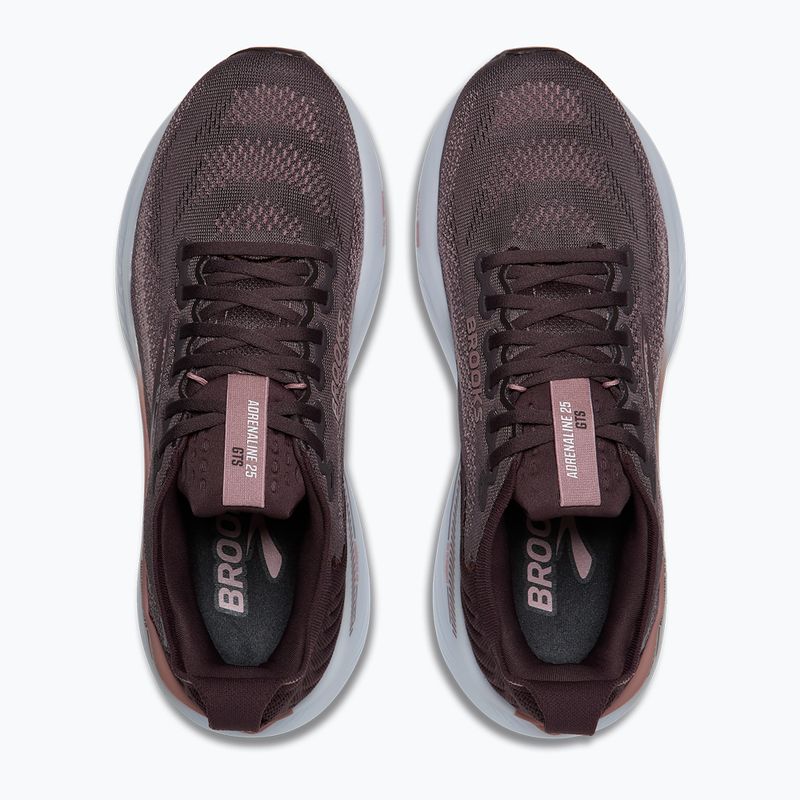 Moteriški bėgimo batai Brooks Adrenaline GTS 25 raisin/woodrose/white 5