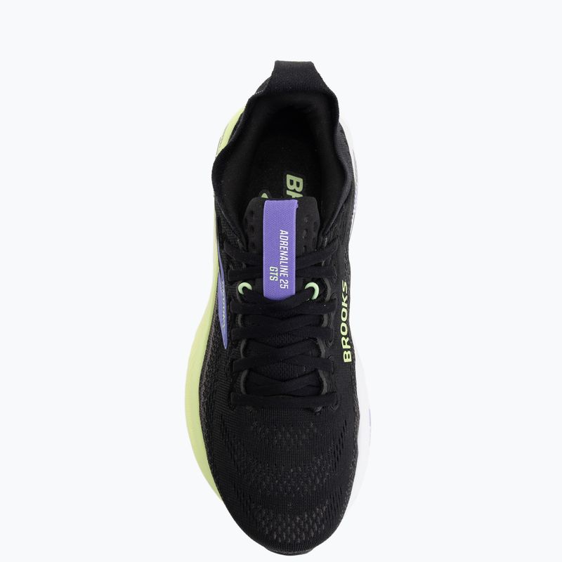 Moteriški bėgimo batai Brooks Adrenaline GTS 25 black/blackened pearl/purple 5