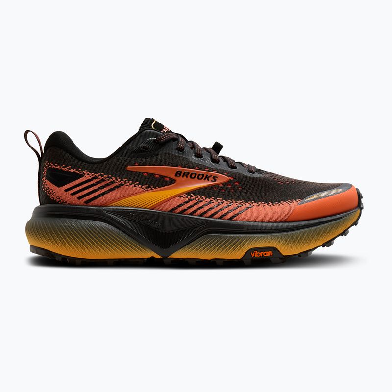 Vyriški bėgimo batai Brooks Cascadia 20 black/tigerlily/orange 2