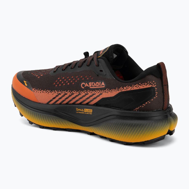 Vyriški bėgimo batai Brooks Cascadia 20 black/tigerlily/orange 3