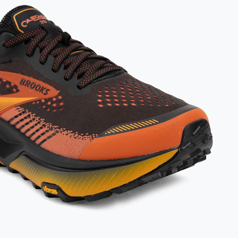 Vyriški bėgimo batai Brooks Cascadia 20 black/tigerlily/orange 7
