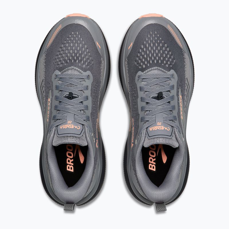 Moteriški bėgimo batai Brooks Cascadia 20 grey/grey/peach 4
