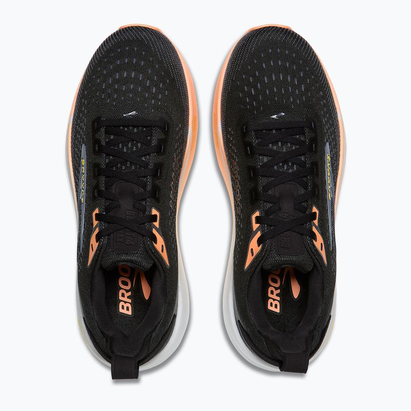 Moteriški bėgimo batai Brooks Ghost Max 4 black/folkstone/cyber peach 5
