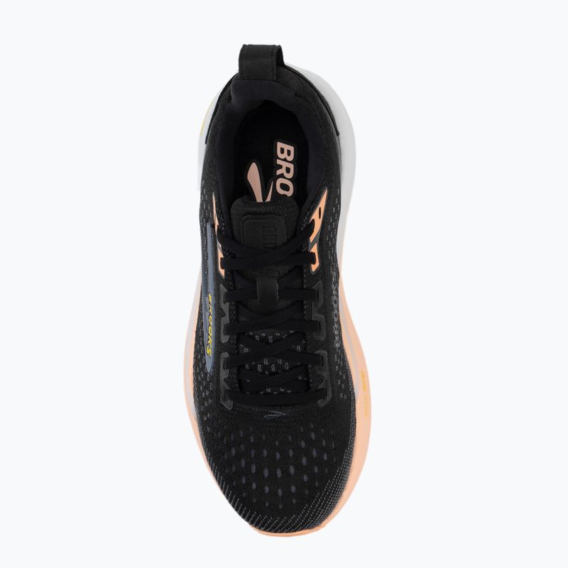 Moteriški bėgimo batai Brooks Ghost Max 4 black/folkstone/cyber peach 5