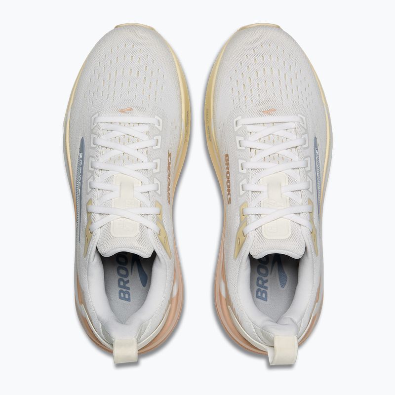 Moteriški bėgimo batai Brooks Ghost Max 4 white/rose/rutabaga 5