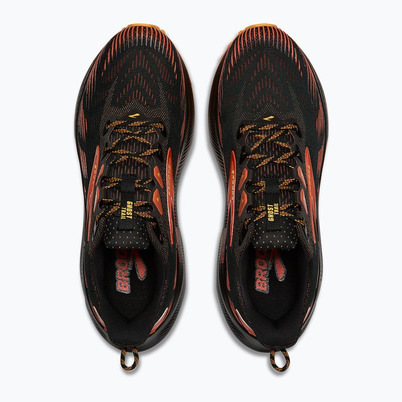 Vyriški bėgimo batai Brooks Ghost Trail black/red/orange 5