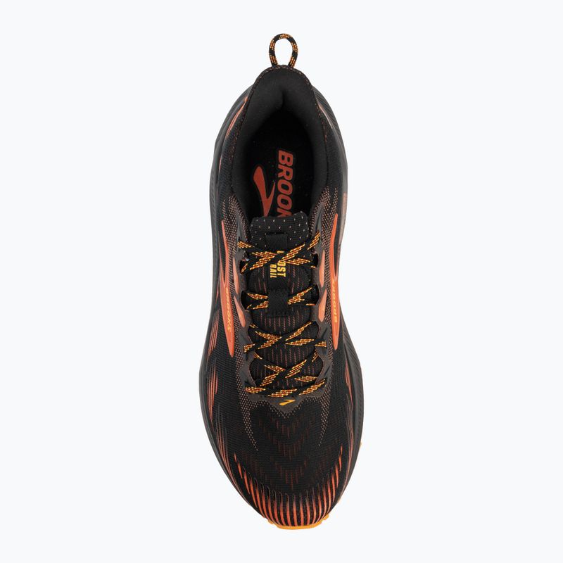 Vyriški bėgimo batai Brooks Ghost Trail black/red/orange 5