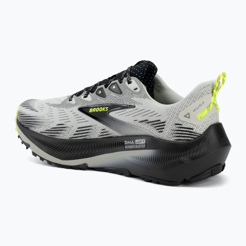 Vyriški bėgimo batai Brooks Ghost Trail grey/black/nightlife 3