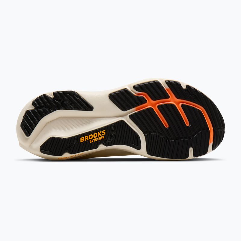 Vyriški bėgimo batai Brooks Glycerin 23 arctic wolf/angora/orange 4