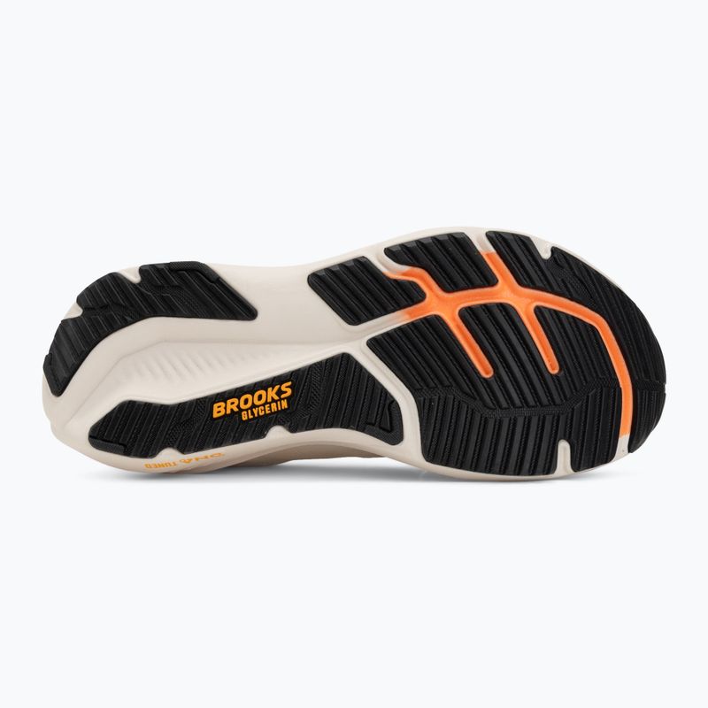 Vyriški bėgimo batai Brooks Glycerin 23 arctic wolf/angora/orange 4