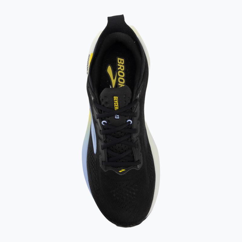 Vyriški bėgimo batai Brooks Glycerin 23 black/cyber yellow/nightlife 5