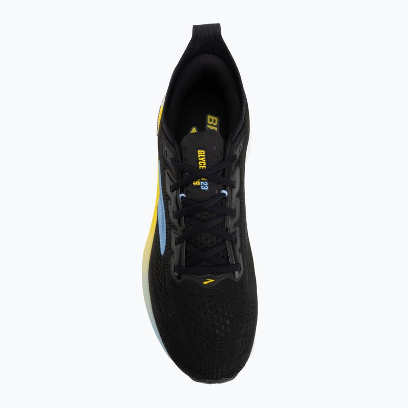 Vyriški bėgimo batai Brooks Glycerin GTS 23 black/cyber yellow/nightlife 5