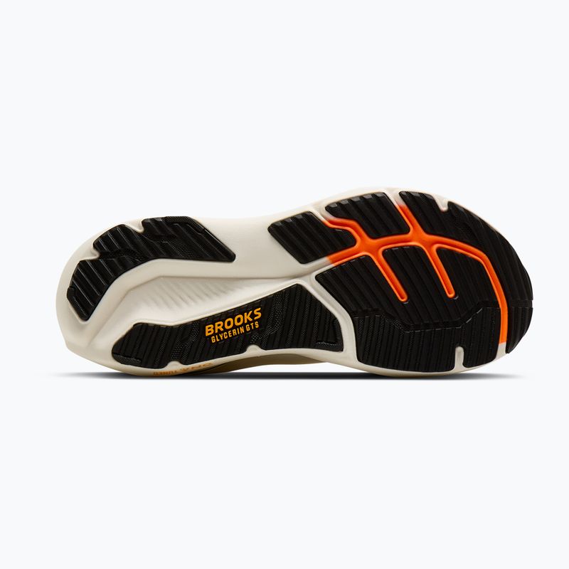 Vyriški bėgimo batai Brooks Glycerin GTS 23 arctic wolf/angora/orange 4