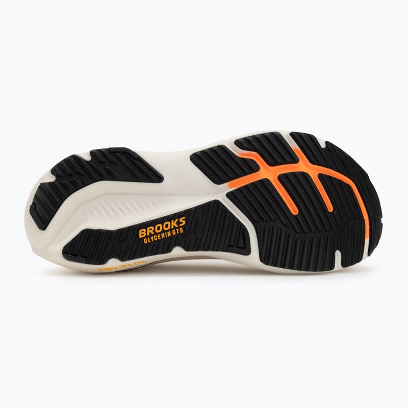 Vyriški bėgimo batai Brooks Glycerin GTS 23 arctic wolf/angora/orange 4