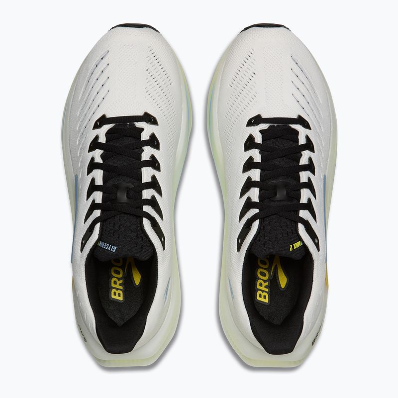 Vyriški bėgimo batai Brooks Glycerin Max 2 bright white/black/nightlife 5